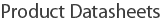 Product Datasheets